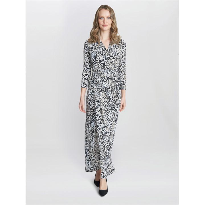 Keri Jersey Wrap Maxi Dress