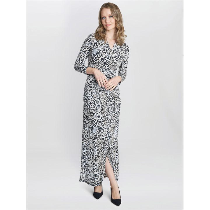 Keri Jersey Wrap Maxi Dress