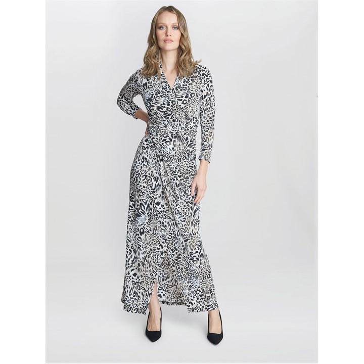 Keri Jersey Wrap Maxi Dress
