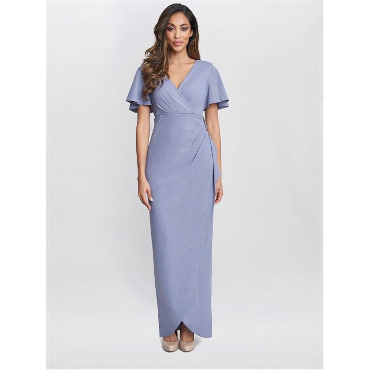 Alissa Maxi Dress With Hip Embellishment