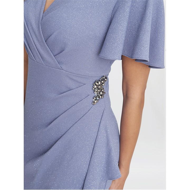 Alissa Maxi Dress With Hip Embellishment