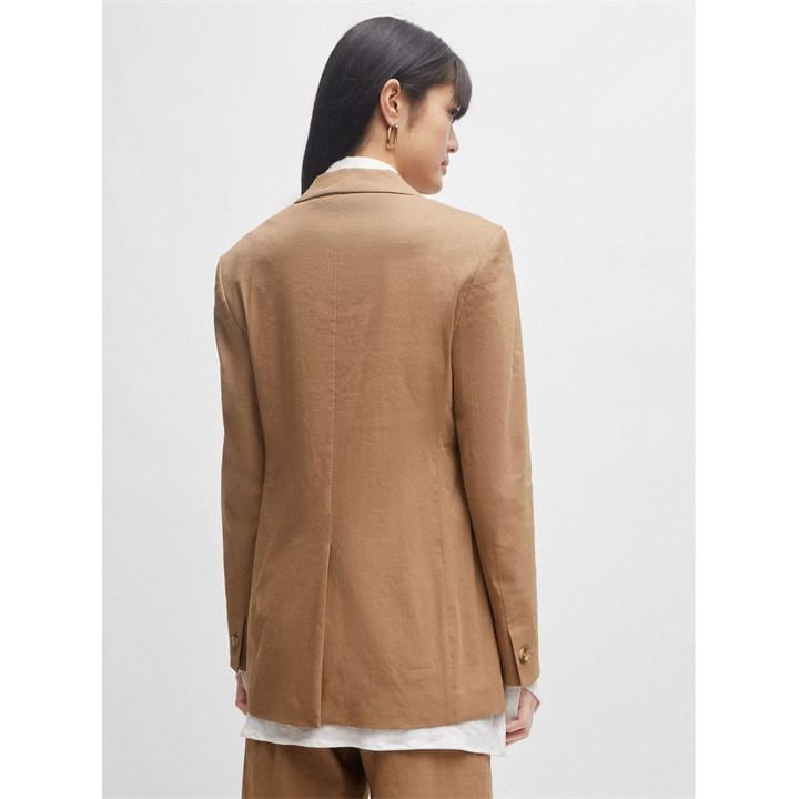 Jasena Regular-Fit Linen Jacket