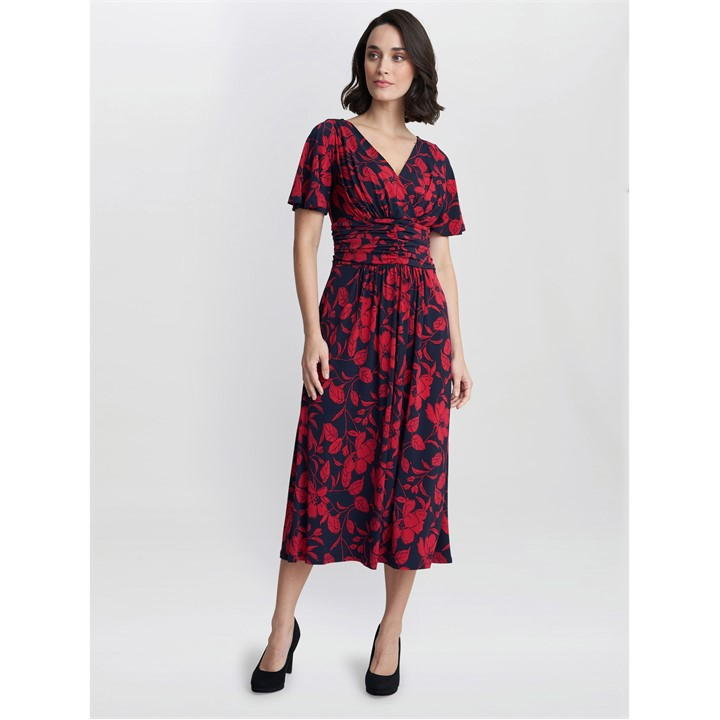 Geri Jersey Print Dress