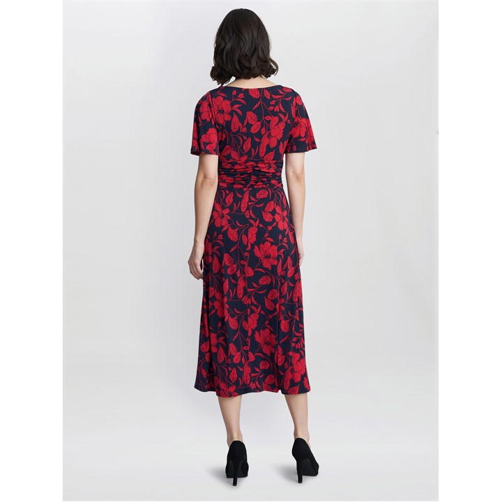Geri Jersey Print Dress