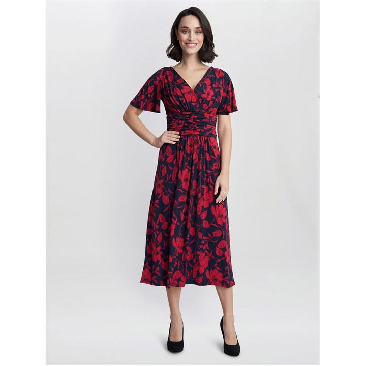 Geri Jersey Print Dress