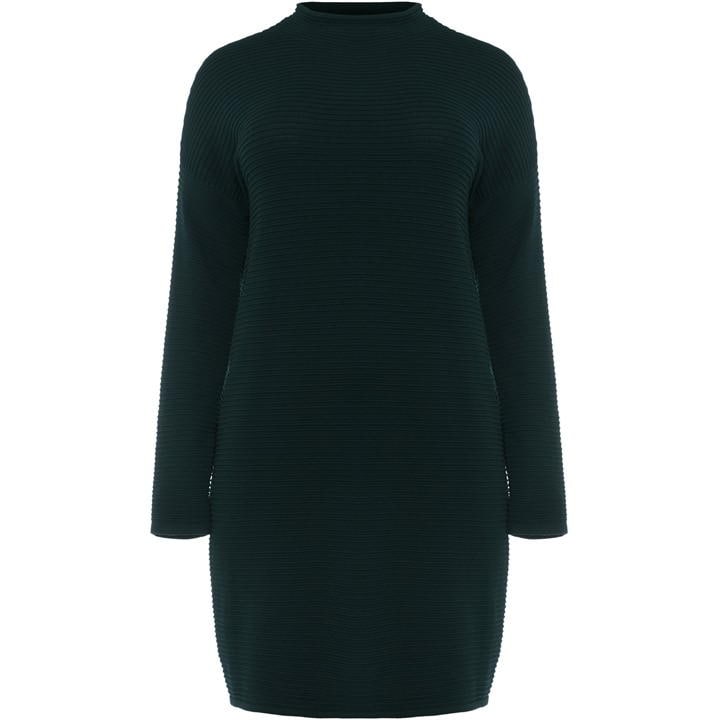Azera Plain Textured Knit Dress