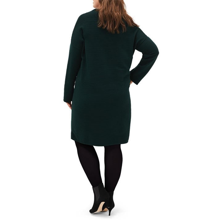 Azera Plain Textured Knit Dress