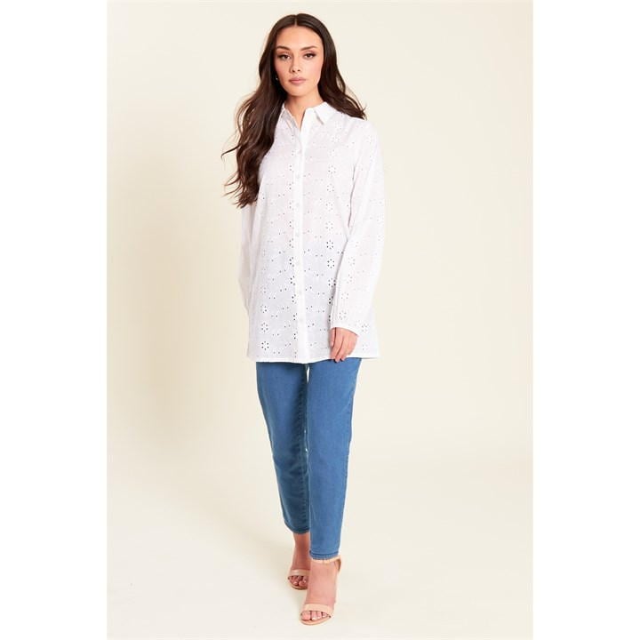 Broderie Shirt Womens