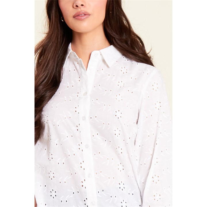 Broderie Shirt Womens