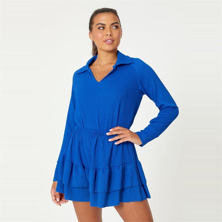 Collar Top and Short Co-ord Set Womens