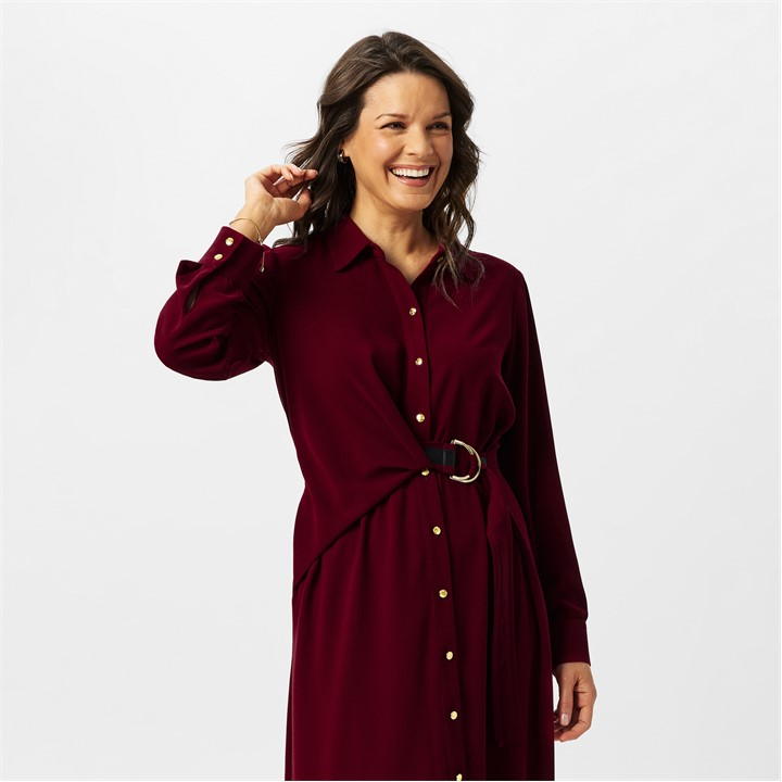 Tie Shirt Dress