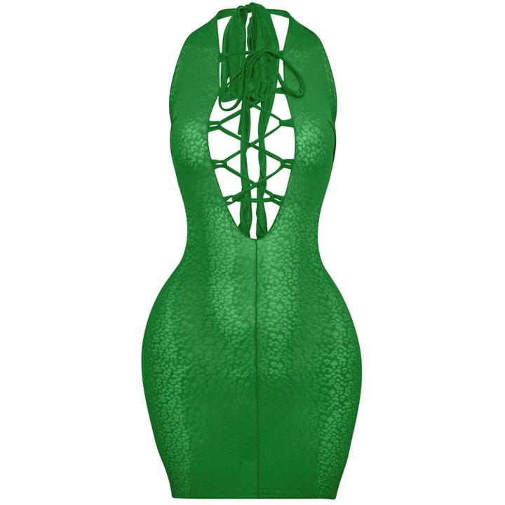 Snake Mini Dress Womens