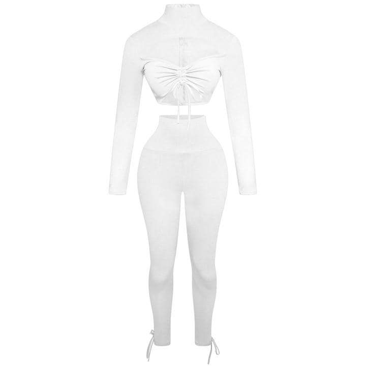 Tie Co Ord Bodycon Womens
