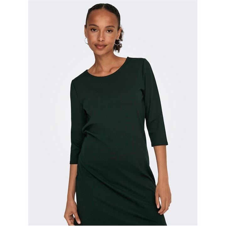 Brilliant three quarterSleeve Jersey Dress