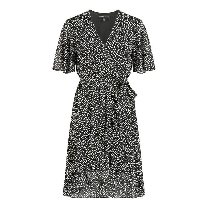 Frill Wrap Dress