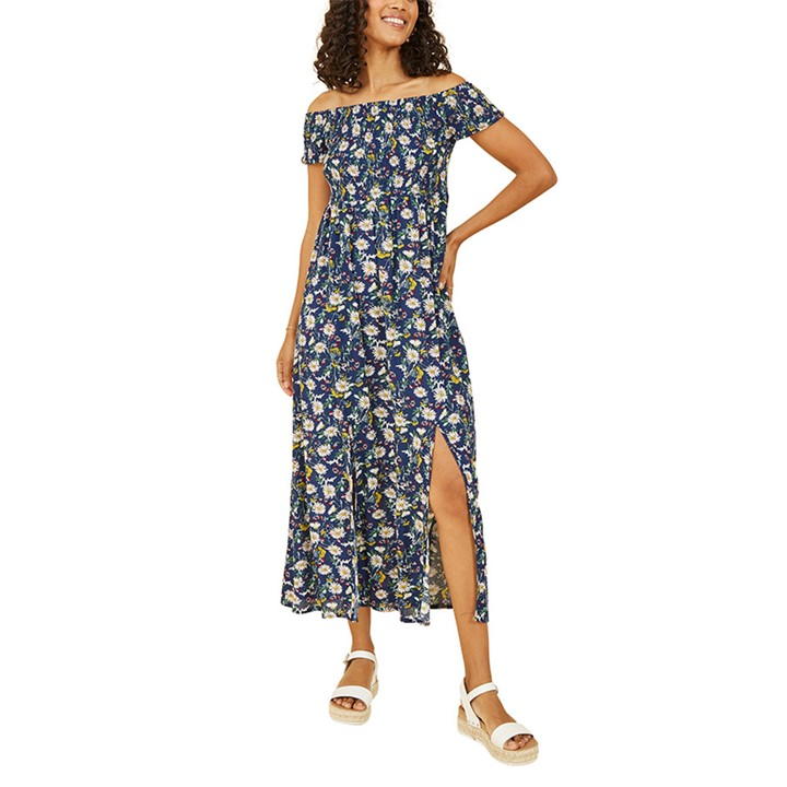 Ruched Midi Dress