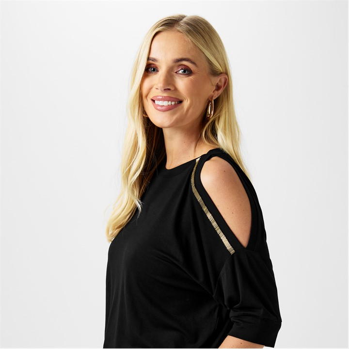 Biba Cold Shoulder Jumper