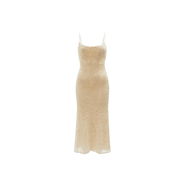 Adoni Crochet Midi Dress