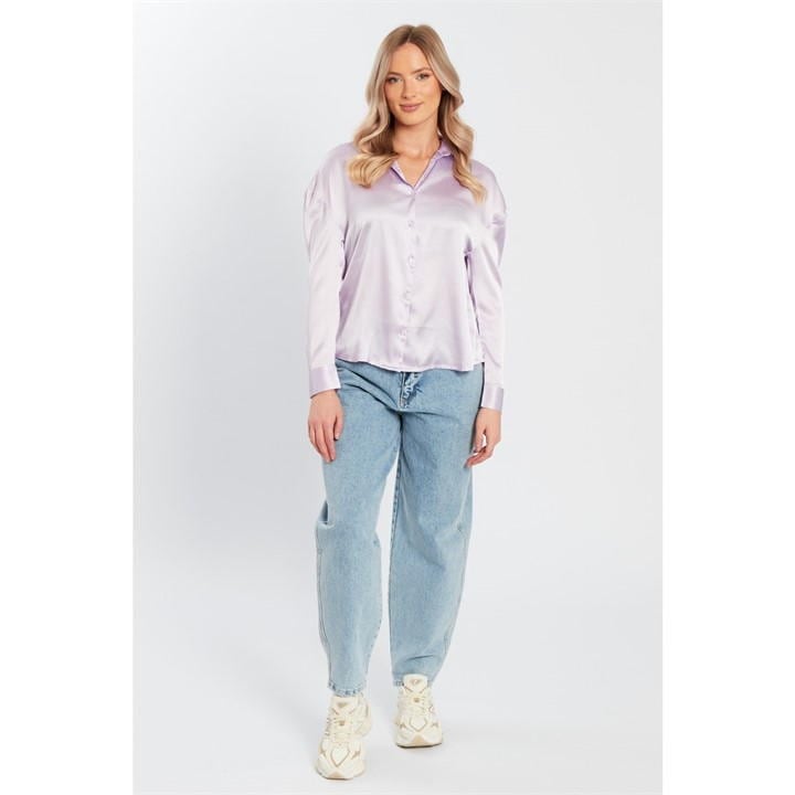Ls Satin Shirt Ld99