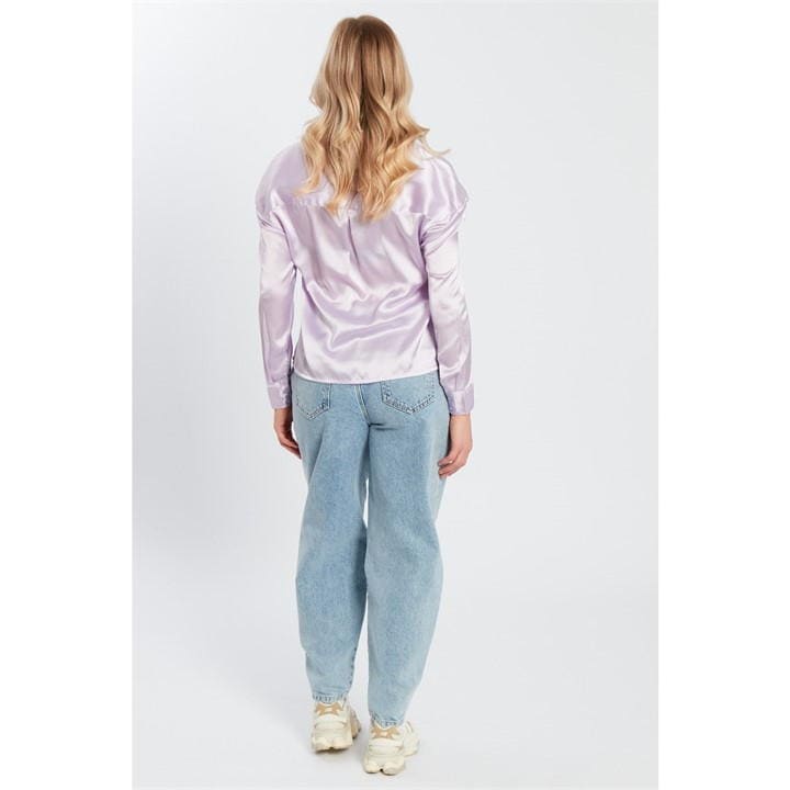 Ls Satin Shirt Ld99