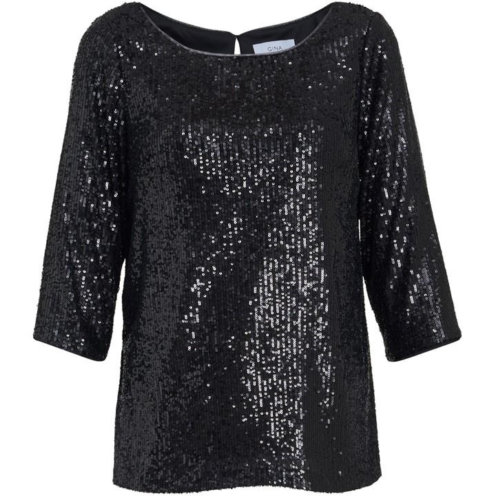 Flora Sequin Tunic Blouse