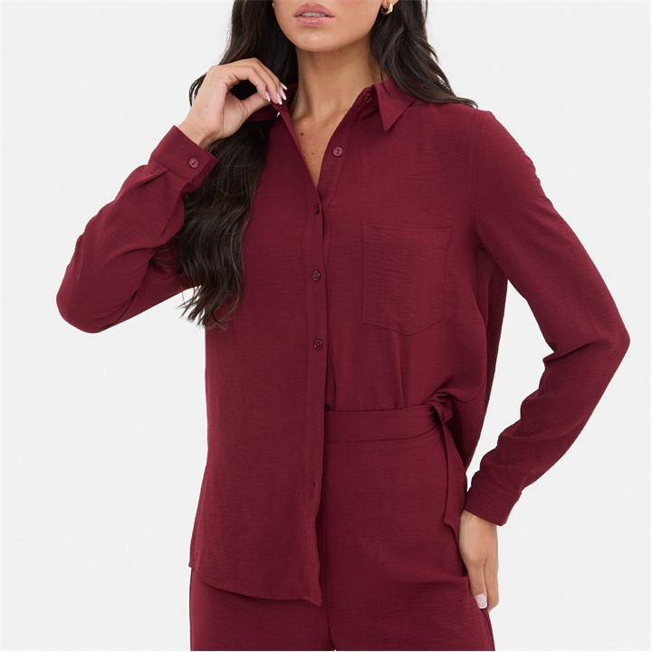 Soft Crepe Long Sleeved Shirt