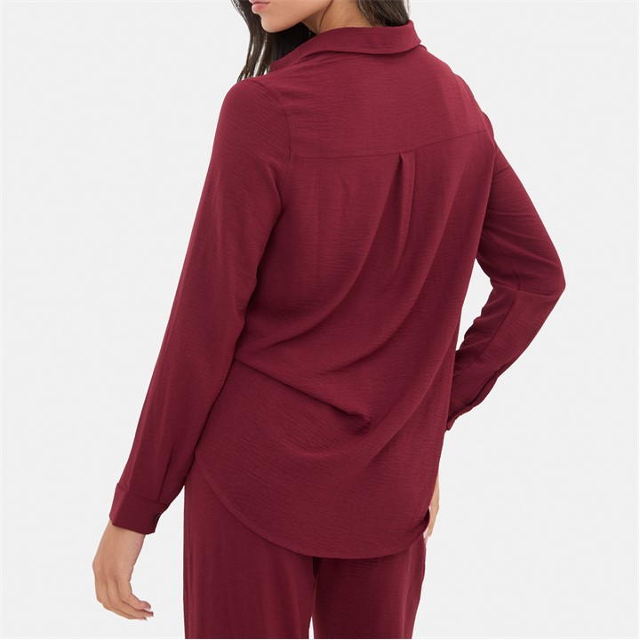 Soft Crepe Long Sleeved Shirt
