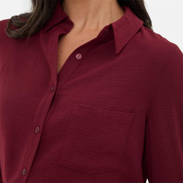 Soft Crepe Long Sleeved Shirt