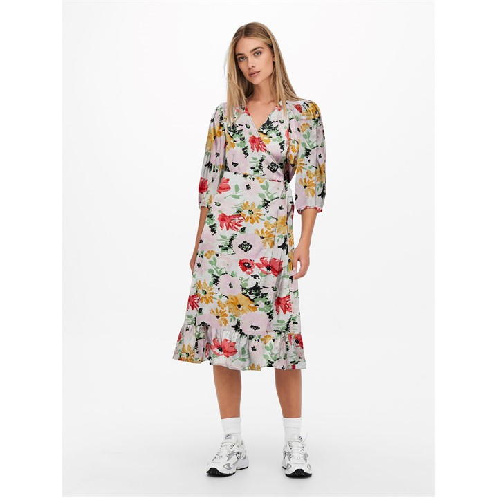 Olivia Wrapped Dress Womens