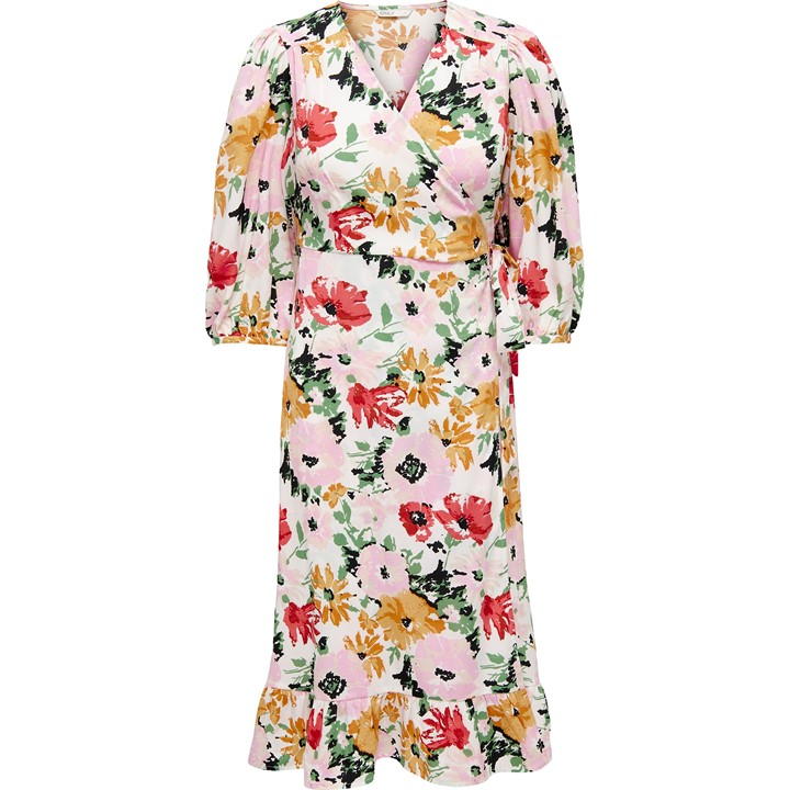 Olivia Wrapped Dress Womens