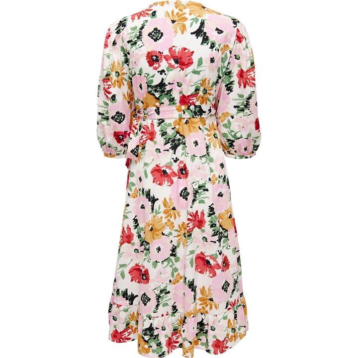 Olivia Wrapped Dress Womens