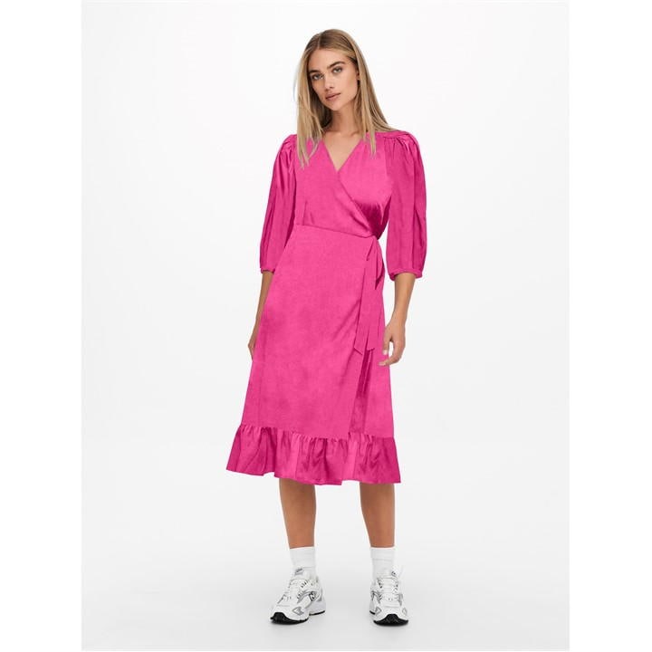 Olivia Wrapped Dress Womens