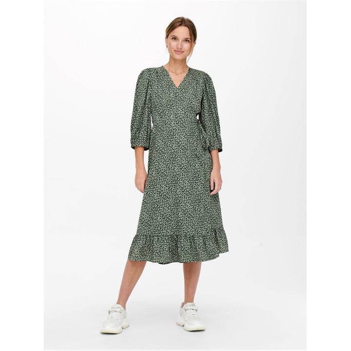 Olivia Wrapped Dress Womens
