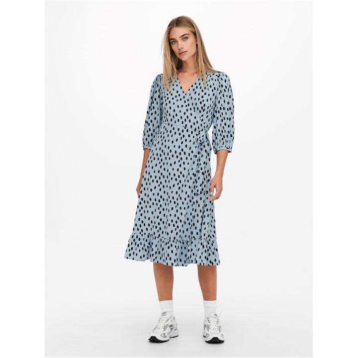 Olivia Wrapped Dress Womens