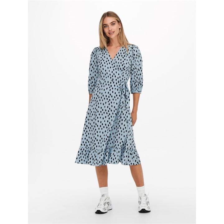 Olivia Wrapped Dress Womens