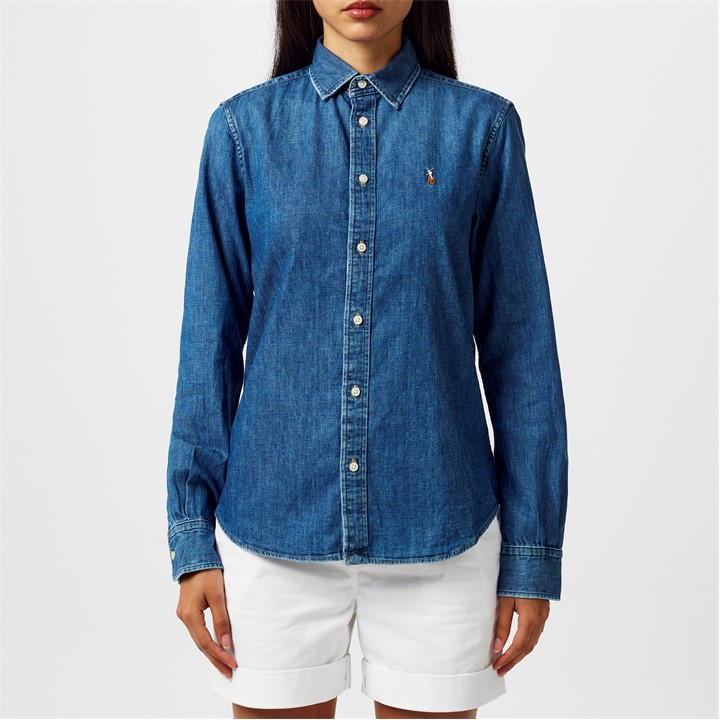 Women's Charlotte Plain Denim Shirt