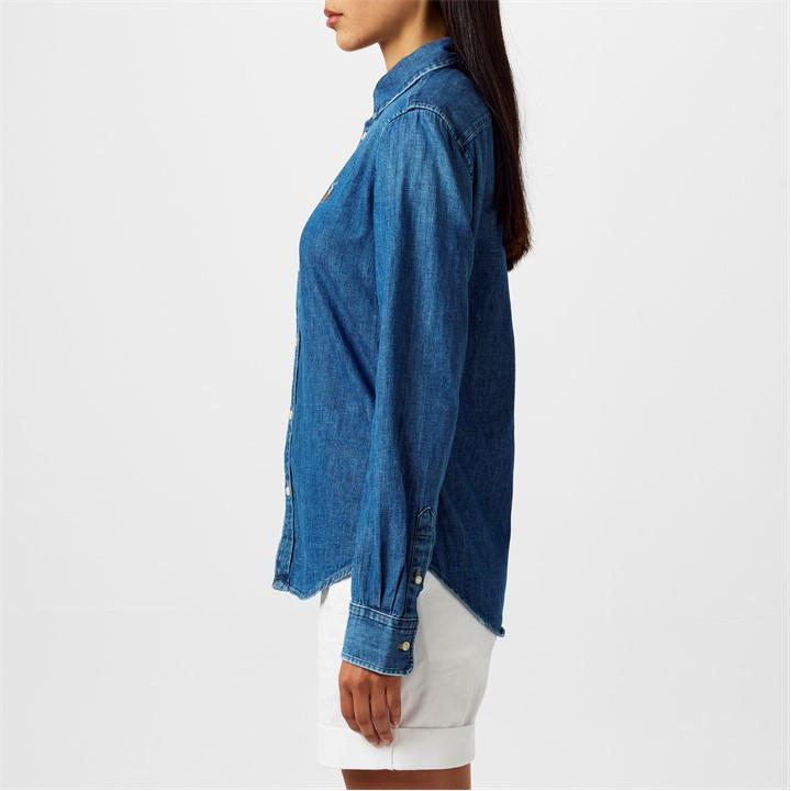 Women's Charlotte Plain Denim Shirt