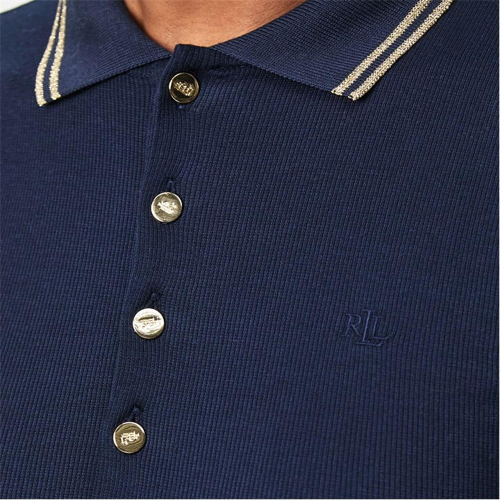 Cotton-Blend Polo Dress