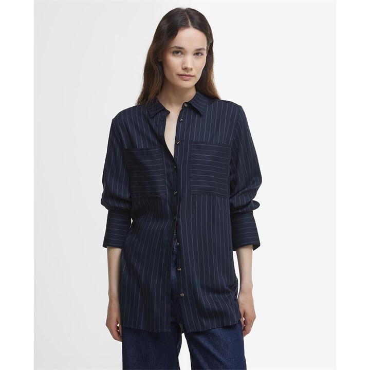 Carrie Relaxed Pinstripe Shirt