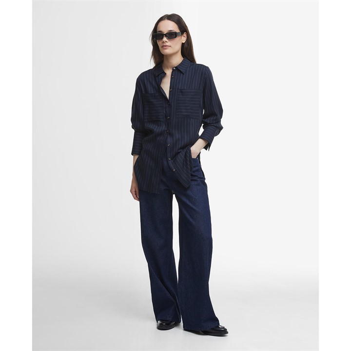 Carrie Relaxed Pinstripe Shirt