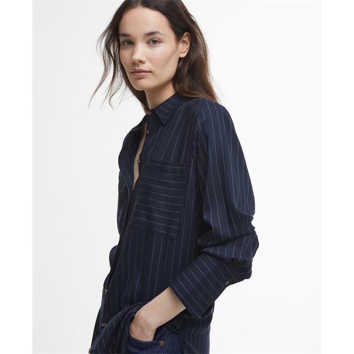Carrie Relaxed Pinstripe Shirt