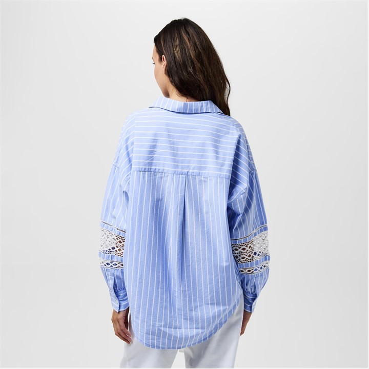 Cambria Stripe Embroidered Shirt