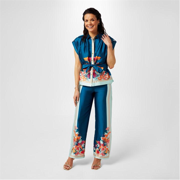 Biba Border Print Top