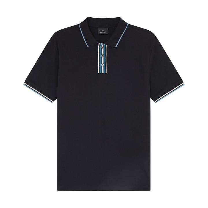 Stripe Tipping Polo Shirt