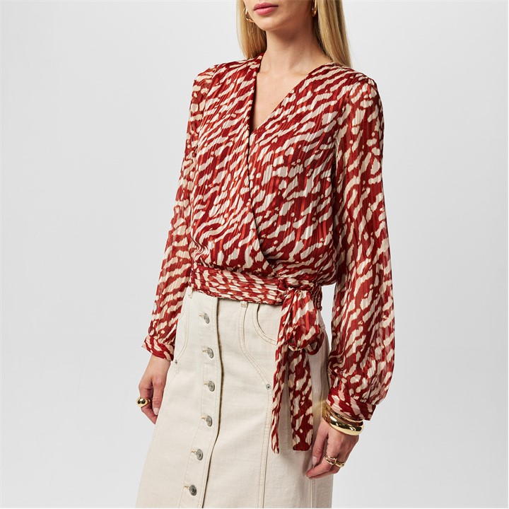 Rie Wrap Blouse