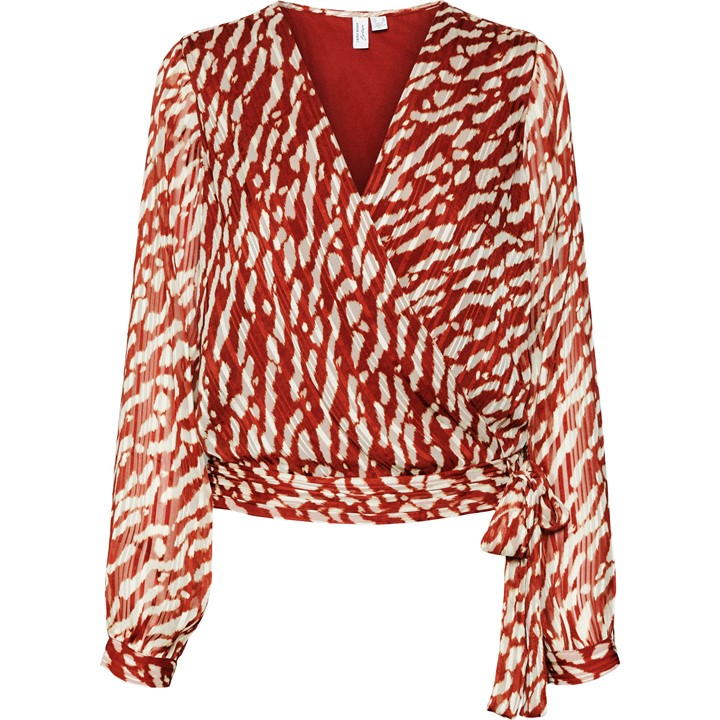 Rie Wrap Blouse