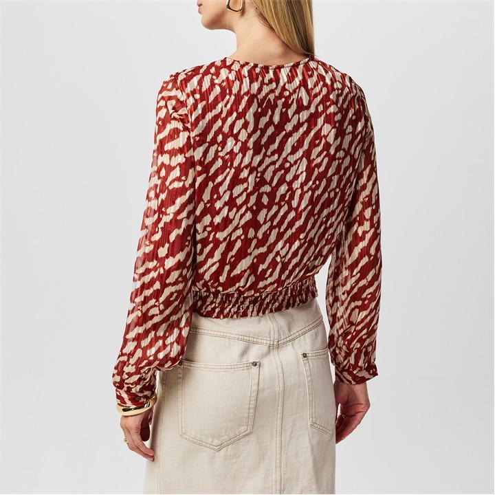 Rie Wrap Blouse