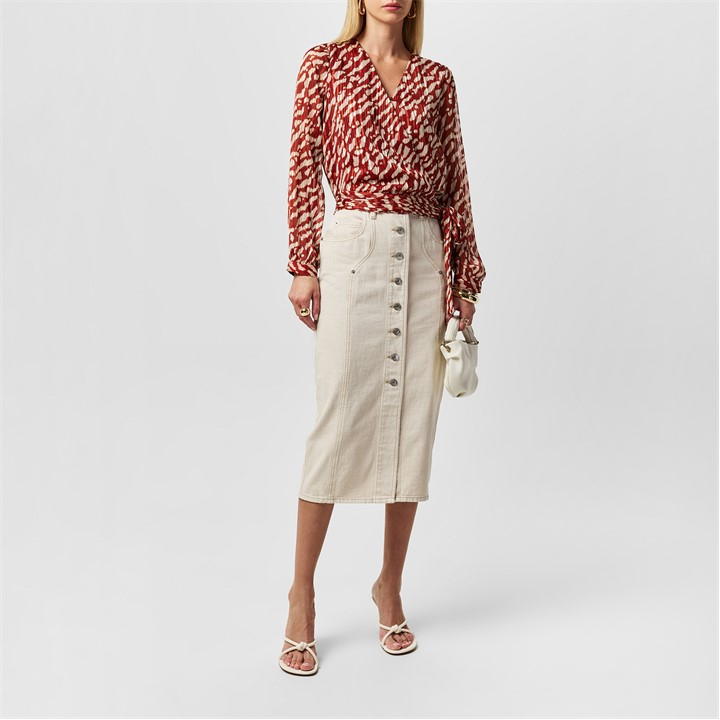 Rie Wrap Blouse