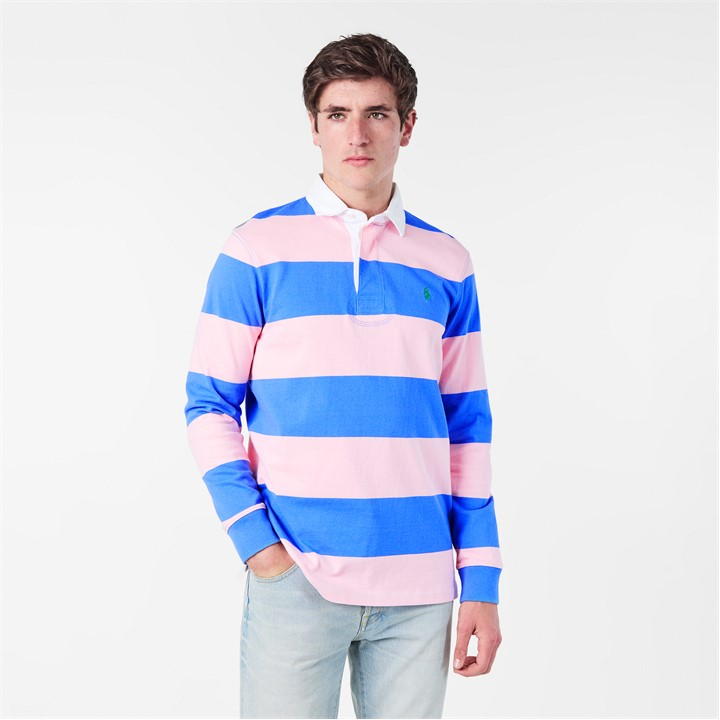 Stripe Rugby Polo Shirt