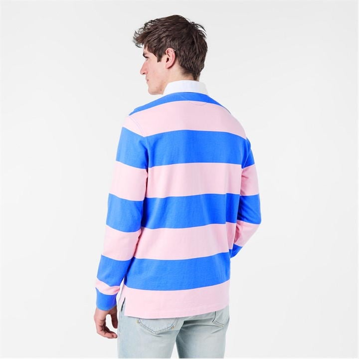 Stripe Rugby Polo Shirt